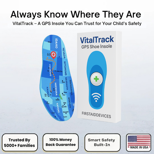 VitalTrack GPS Shoe Insole – Smart Tracking for Kids